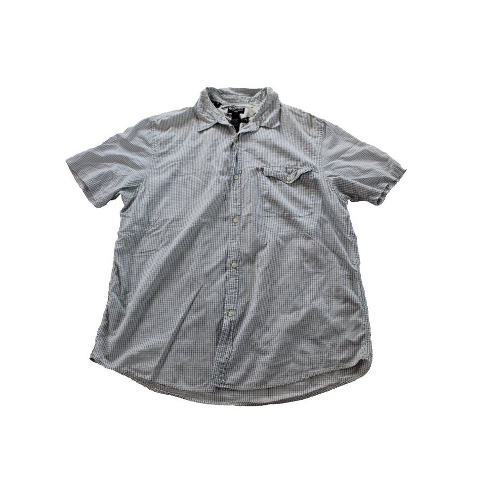 Polo Jeans Co Ralph Lauren Men’s XXL Short‎ Sleeve Button-Up Shirt Checkered